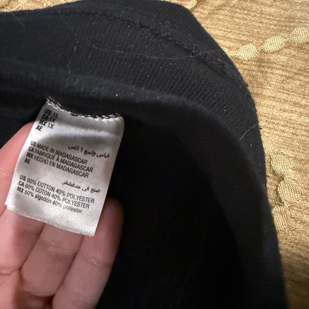 Karen Scott Sport Essential Black Sweatshirt Size 1x no longer made discontinued - Picture 8 of 17
